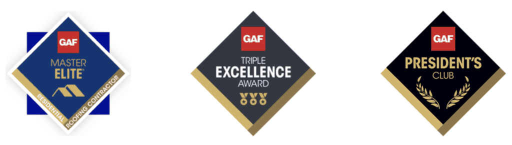 GAF Master Elite, Triple Excellence & Presidents Club Award